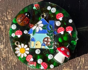 REUSABLE Mini Cottage Themed Picky Pad! Use 30+ Times Fidget toy, Skin picking, Eco Friendly, Satisfy Your Urge to Pick, Delve and Peel,