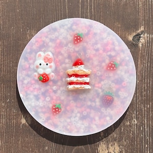 Strawberry Short Cake Pick Pad Silicone fidget toy, Skin Picking, Dermatillomania, ADHD, Autism, Stress Relief, Anxiety, Stimming.