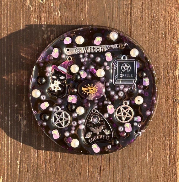 REUSABLE Witch Themed Picky Pad! Use 30+ Times Fidget toy, Skin picking, Dermatillomania, Anxiety, Satisfy Your Urge to Pick, Delve, Peel.