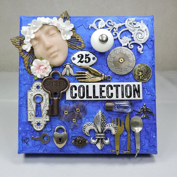 Mixed Media Collage Etsy