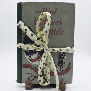 Junk Journal, Writing Journal, Vintage Book Cover, Free Shipping, Handmade Junk Journal