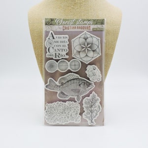 Stamperia Rubber Stamps, Gently Used Cling Mounted Rubber Stamps, Free Shipping image 1