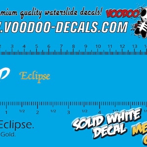 ESP Eclipse WEISS & GOLD - Wasserschiebefolie