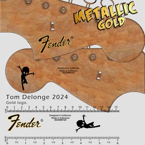 Tom Delonge 2024 GOLD LOGO - Waterslide Decal