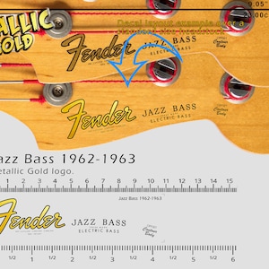 Fender Jazz Bass Logo - Etsy