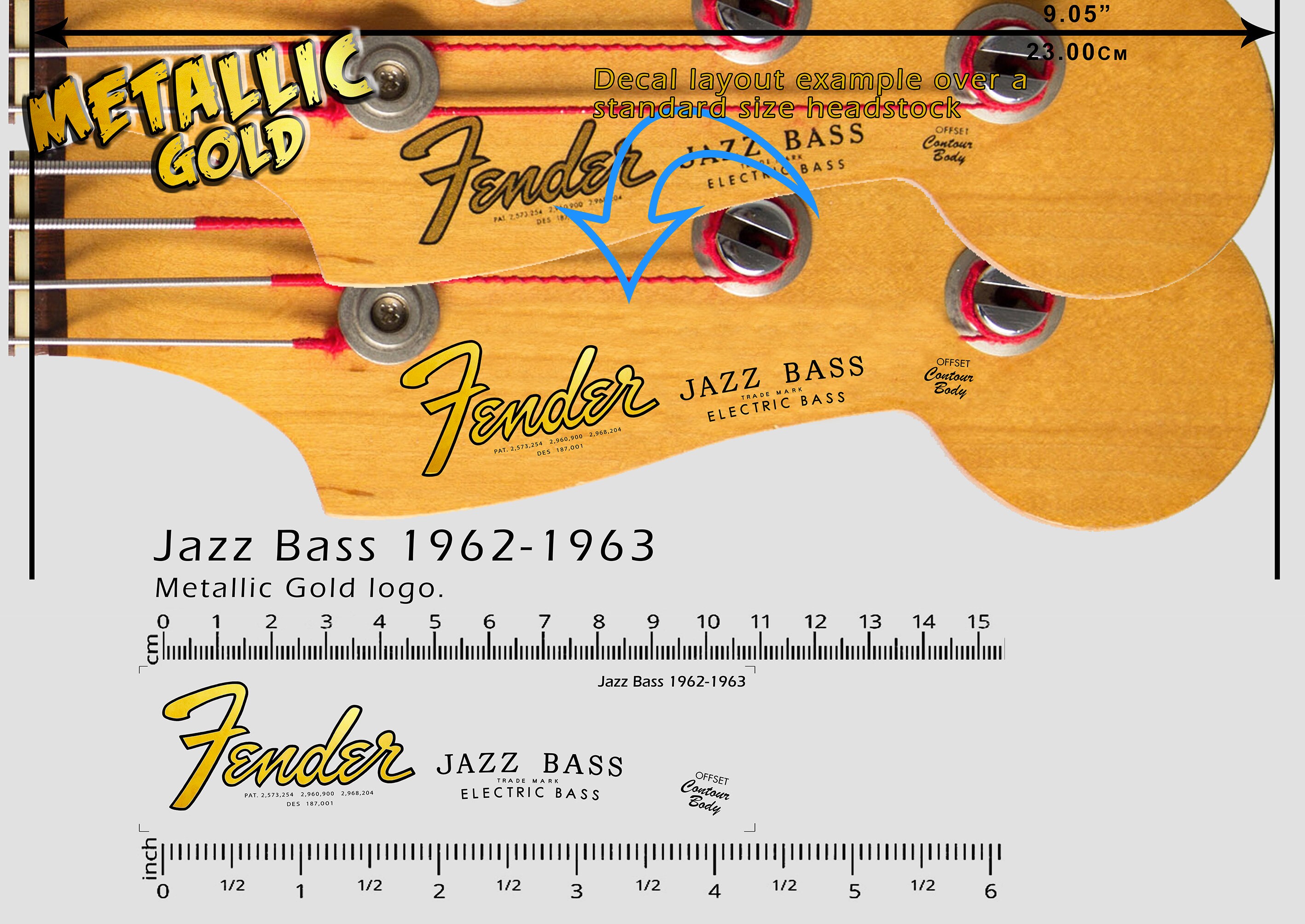 Jazz bass decal - Etsy 日本