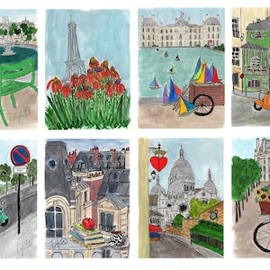 ART NOTECARDS: Touring Paris Collection
