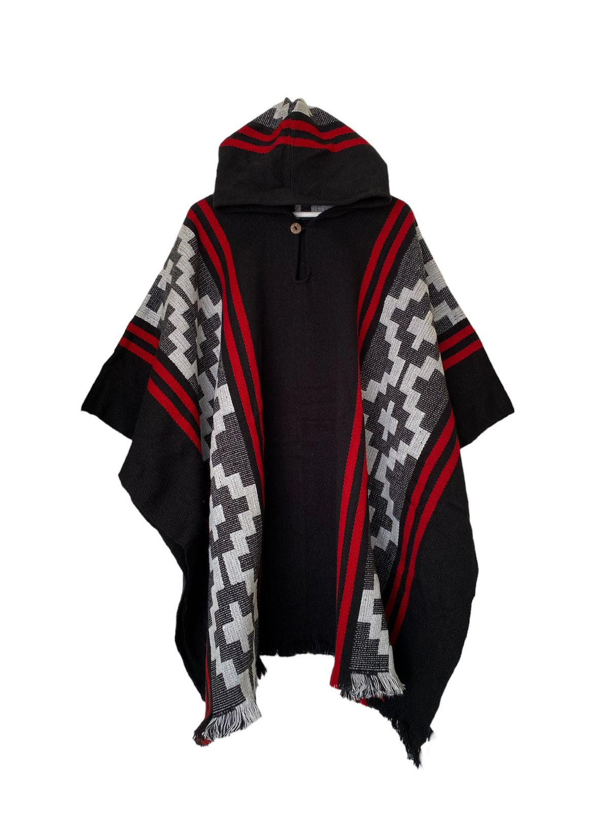 70'sヴィンテージ/メキシコハンドメイド/ネイティブ ウールポンチョ/グリーン 中古（やや傷や汚れあり） ビンテージ70's○ネイティブ柄