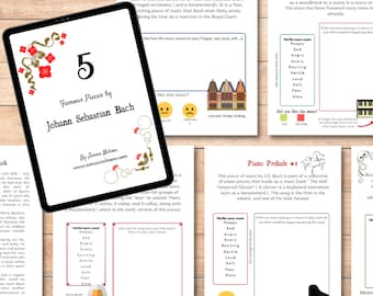 JS Bach Unit Study Printable: Homeschool Music Appreciation (PDF Download)