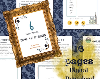 Beethoven Unit Study: Elementary Music Appreciation (Digital Download)