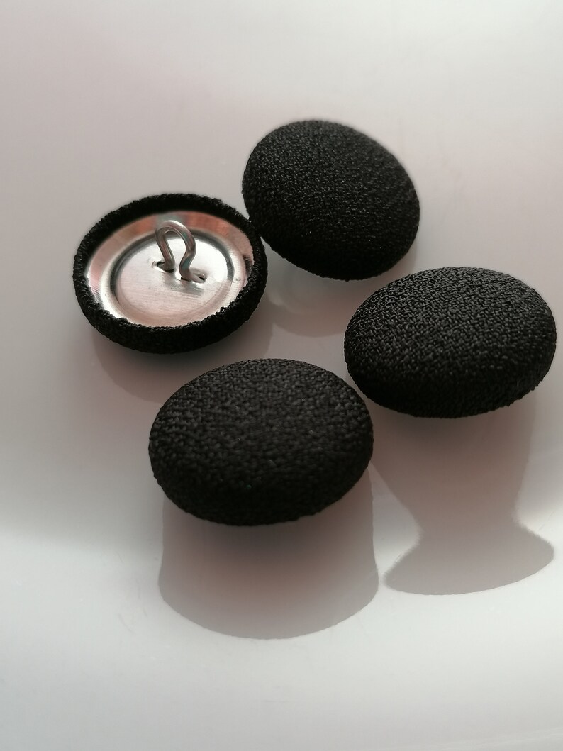 Black Crepe Tuxedo Buttons Mens Suit Buttons Etsy
