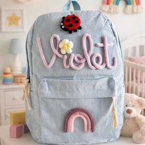 Personalised Kids & Children’s Backpack - Custom Initial Toddler Bag - Back to School - Book Bag - School Bag - Gifts for Boys and Girls