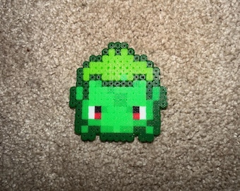 Handgefertigtes Chibi-Bulbasaur-Perlenbild (5 mm)