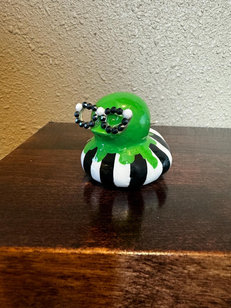 GREAT GIFT! Beetlejuice Duck  Jeep or collection, custom gift wrangler accessories jeeping ducks cruise duck personalized duck duck jeep
