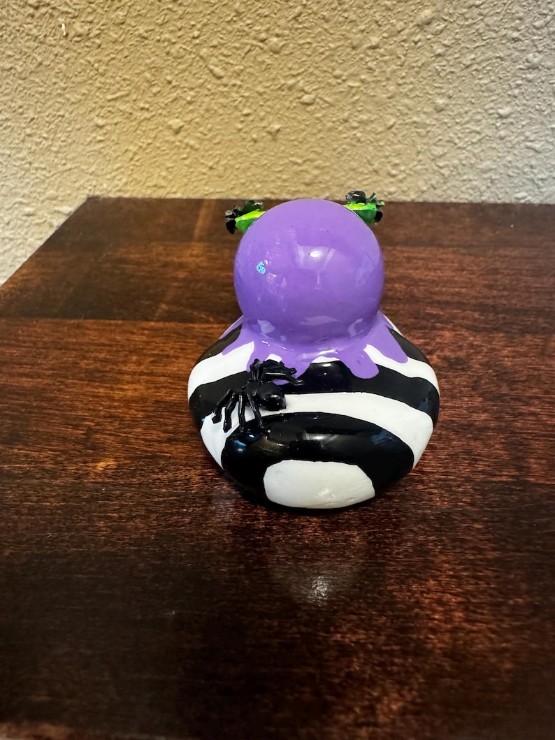 GREAT GIFT! Beetlejuice Duck  Jeep or collection, custom gift wrangler accessories jeeping ducks cruise duck personalized duck duck jeep