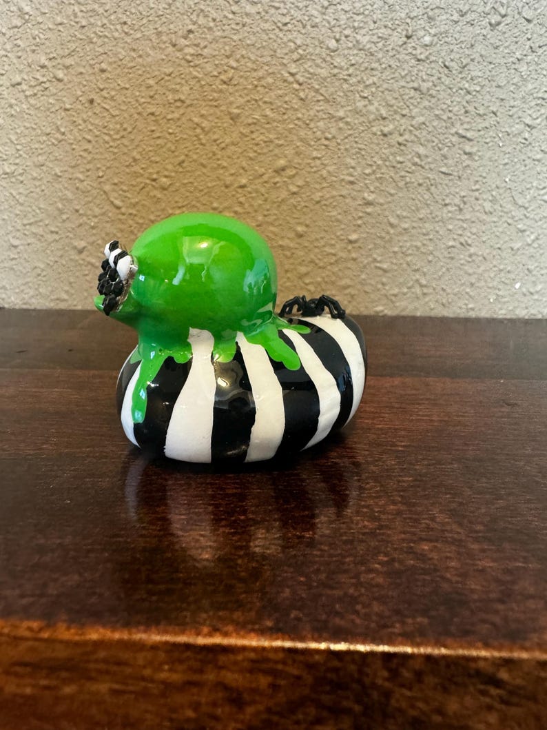 SHIPS FAST! Beetlejuice & spider Duck for your Jeep or collection, custom gift wrangler accessories jeeping ducks cruise duck personalized