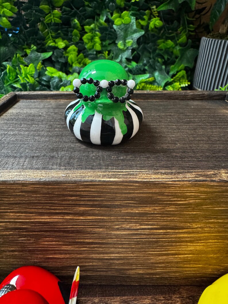 GREAT GIFT! Beetlejuice Duck  Jeep or collection, custom gift wrangler accessories jeeping ducks cruise duck personalized duck duck jeep