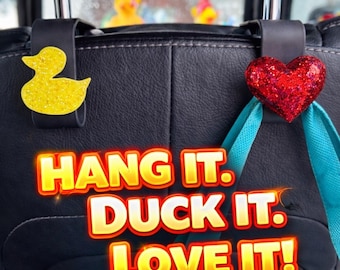 SHIPS FAST! Customizable Car Duck Hook Set x2 Duck Holder duck accessories jeep wrangler accessories jeep duck jeep gift jeep wave duck pool