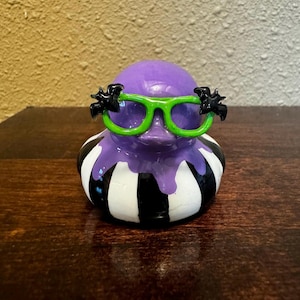 GREAT GIFT! Beetlejuice Duck  Jeep or collection, custom gift wrangler accessories jeeping ducks cruise duck personalized duck duck jeep
