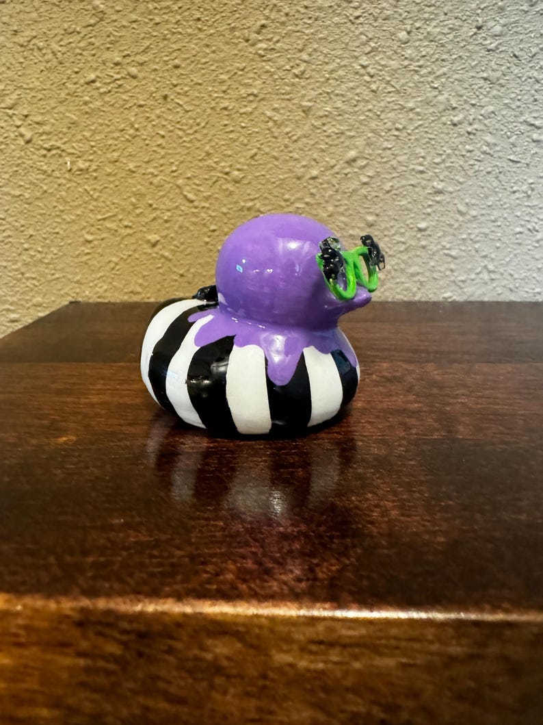 GREAT GIFT! Beetlejuice Duck  Jeep or collection, custom gift wrangler accessories jeeping ducks cruise duck personalized duck duck jeep