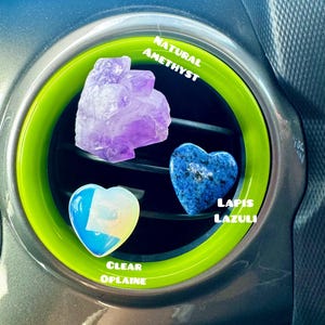 FREE GIFT & Ships Fast! Car Air Vent Crystals, Crystal Car Accessories, Car Crystals, Car Gemstones, Car Decor, Car Accessories Gift