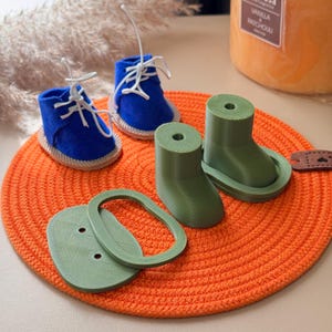 Doll Shoe Mold Set: Leather Shoe Making Kit for Blythe, Barbie, Paola Reina Dolls