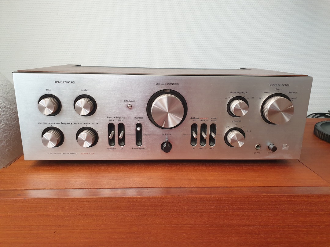 その他 LUXMAN L-85V Vintage Luxman L-85V Hifi Amplifier From the 1970s - Etsy
