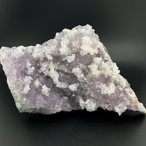 Amethyst Crystal Cluster w/Double Terminated Calcite Inclusions 3lbs 3.9oz - Brazil