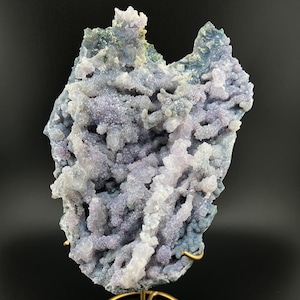 Amethyst Crystal Flower Plate on stand 1lb 4.6oz - Brazil
