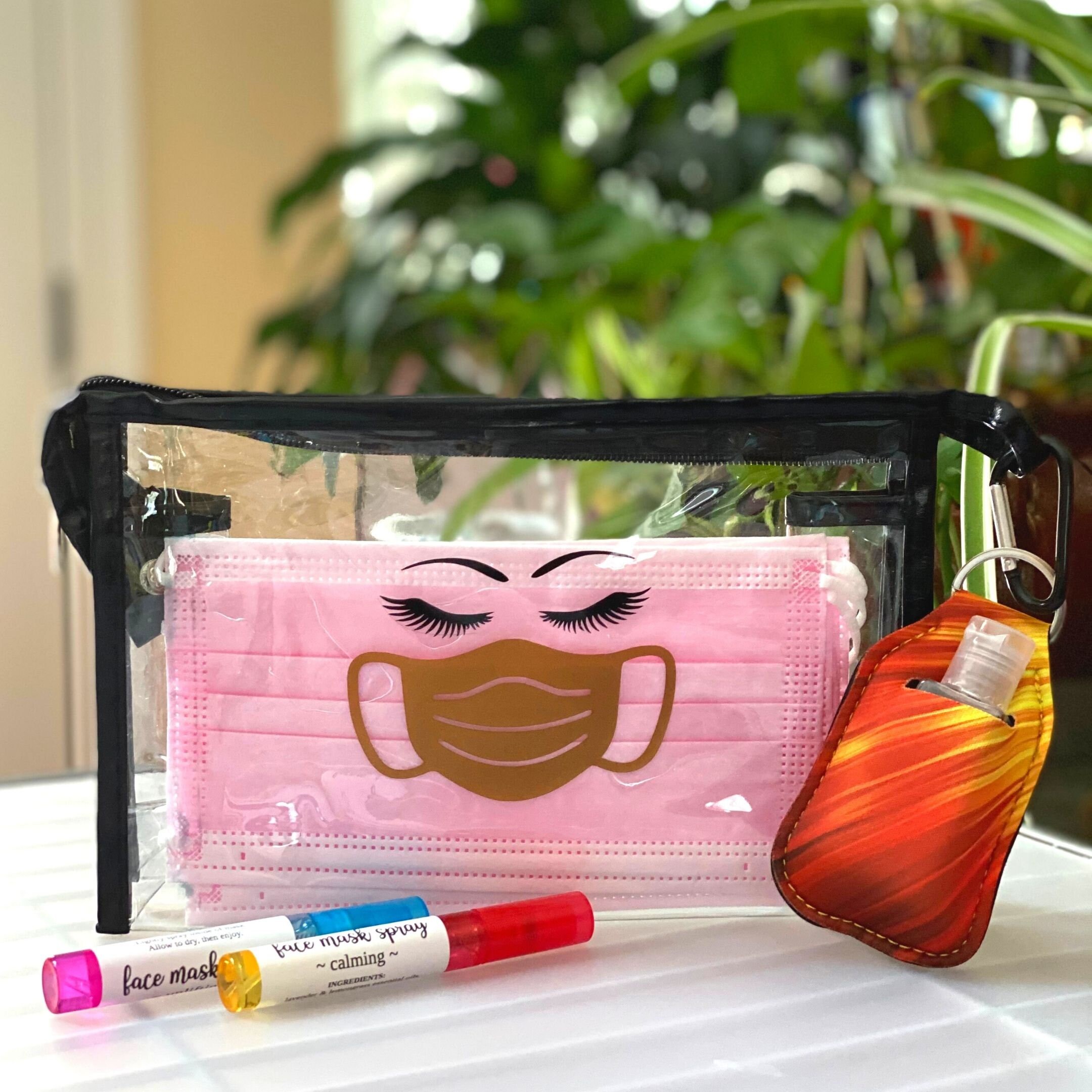 Facemask Pouch Bag for Face Mask Care Package Covid Care Etsy