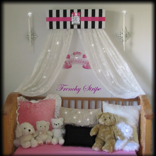 Pink Bed Canopy Etsy