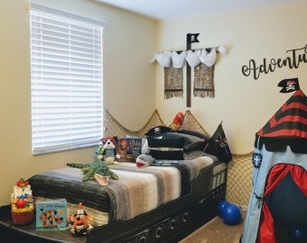 kids pirate bed