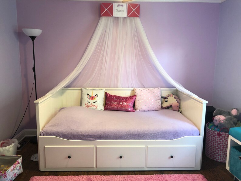 Princess Canopy Crown Crib Nursery Hot Pink Fuschia Lavender Etsy