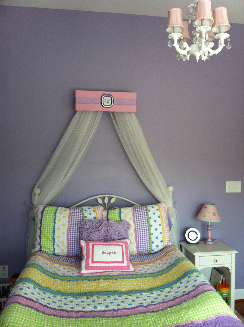 Bed Crown Canopy Lavender Pink Teester Nursery Crib Decor | Etsy