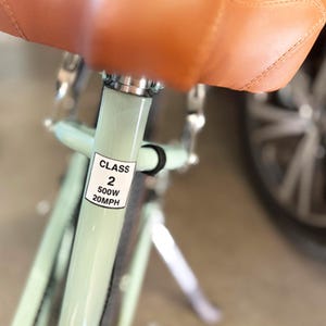 Ebike Sticker Bike Sticker Decal (Class 1, 2, 3) – 250W, 350W, 500W, 750W – You Get 2 Stickers.