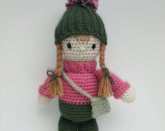 CROCHET PATTERN -  Doll crochet pattern - Amigurumi crochet pattern - PDF Download Pattern