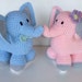 floraldesigner reviewed CROCHET PATTERN - CV116 Ella and Eddie The Elephants - Amigurami - PDF Download