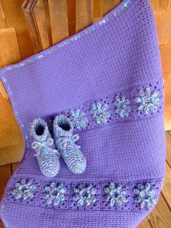 Crocheted Lap Robe Lap Robes Crochet Size