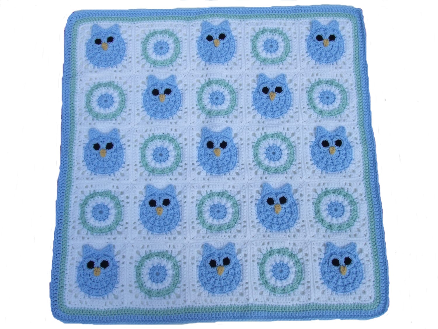 24 Owl Blanket Crochet Patterns for Cozy Gifting and Woodland Charm 13 Crochet Pattern Cv111 Owl Baby Blanket