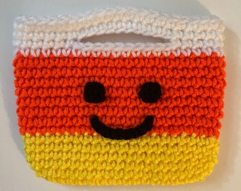 CROCHET PATTERN - Candy Corn Purse #CV184 - Halloween Purse - Digital Download Pattern