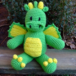 CROCHET PATTERN CV163 Blaze The Dragon - Amigurumi