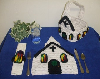 CROCHET PATTERN - CV016 Country Churches - PDF Download