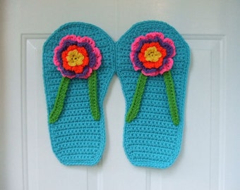 CROCHET PATTERN - CV105 Flip Flops Door Hanging - PDF Download