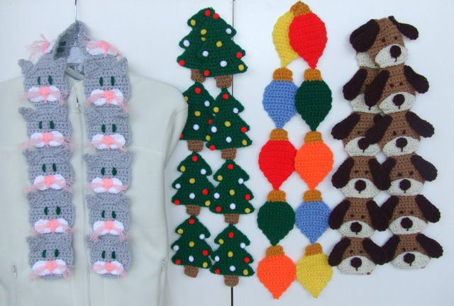 39 Crochet Scarf Ideas: Stylish Patterns for Skinny, Chunky, Cowl, and Wrap Looks 4 Crochet Pattern Cv079 Whimsical Scarves