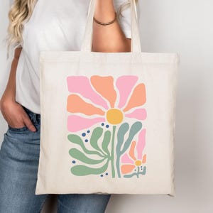 Jutebeutel, Jute, Jutebeutel mit Blumen, Stoffbeutel, Geburtstagsgeschenk, Jutebeutel Sommer, Einkaufstasche, Strandtasche, Beutel