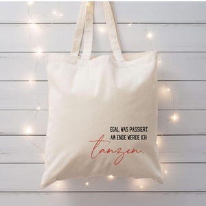 Sac en jute, Sac en jute individuel, Jute, Sac en jute avec inscription, Sac en tissu, Sac d'été, Yippie Yippie Yeah, Sac en coton, Danse