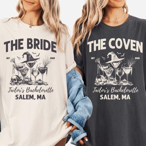 Witchy Bachelorette Shirt, Halloween Bachelorette Party Shirt, Witchy Bride Shirt, Gothic Wedding Tee, Witch Bridal Shower, Spooky Bride Tee