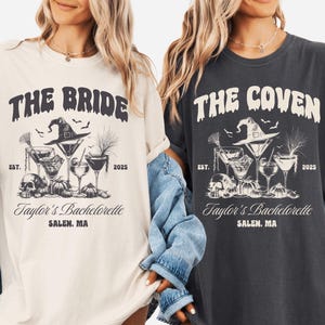 Witchy Bachelorette Shirt, Halloween Bachelorette Party Shirt, Witchy Bride Shirt, Gothic Wedding Tee, Witch Bridal Shower, Spooky Bride Tee