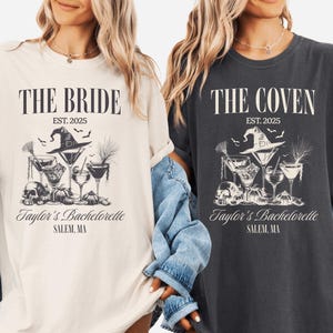 Witchy Bachelorette Shirt, Halloween Bachelorette Party Shirt, Witchy Bride Shirt, Gothic Wedding Tee, Witch Bridal Shower, Spooky Bride Tee