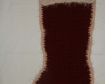 High Heel Boot Christmas Stocking Pattern